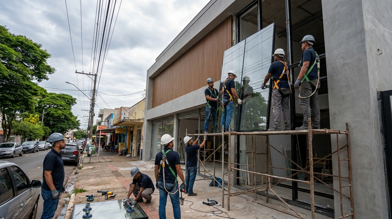 Fachada de Vidro em Boa Vista‑RR